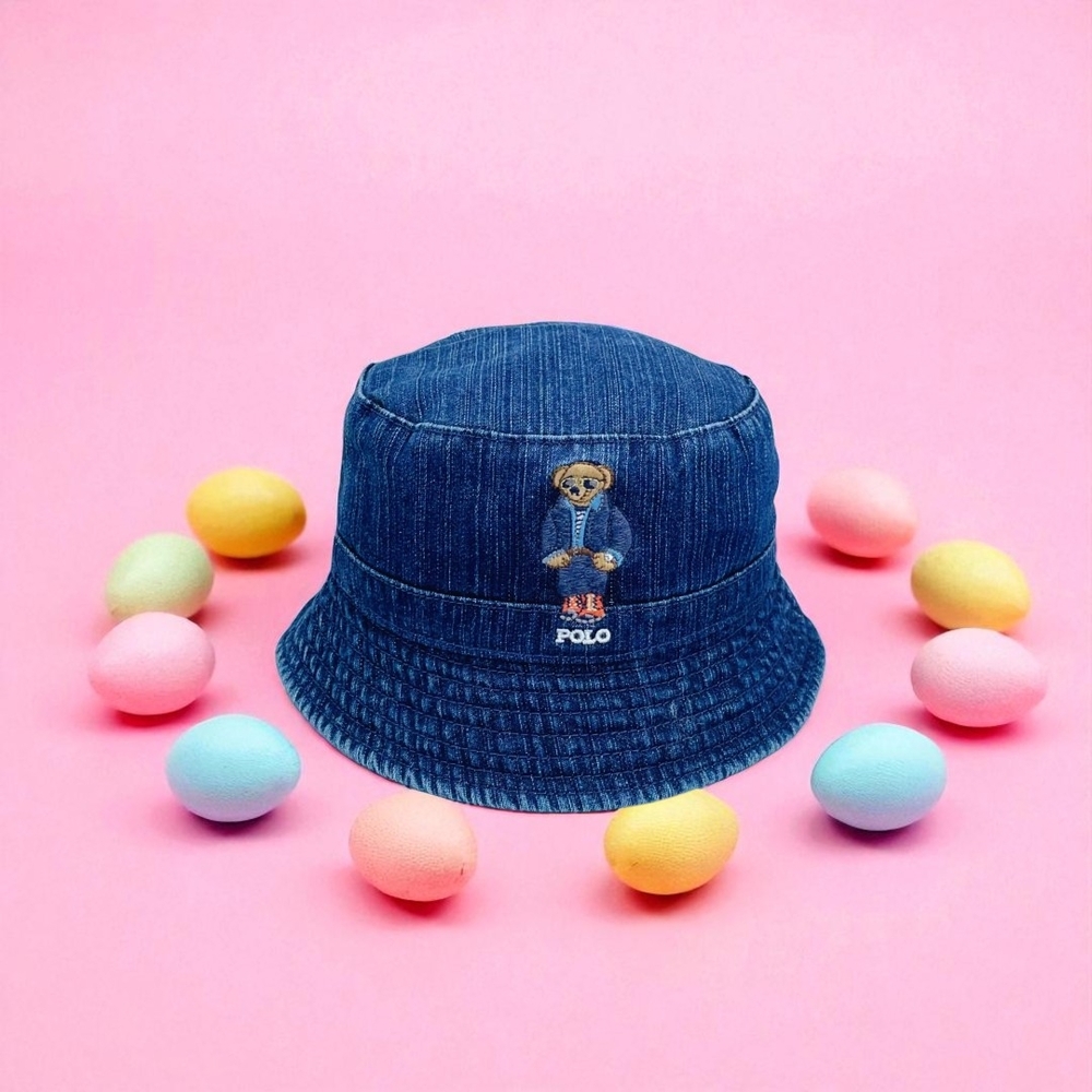Polo Ralph Lauren Denim Blue Bucket Hat